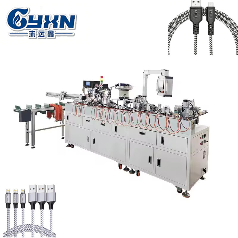 Automatic USB Type-C wire cutting, stripping and soldering machine